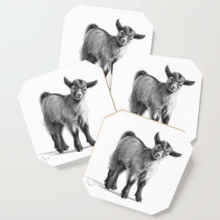 Goat baby G097 Coaster