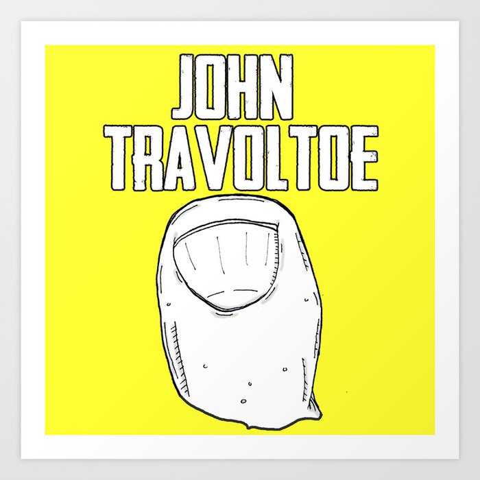 John Travoltoe Art Print