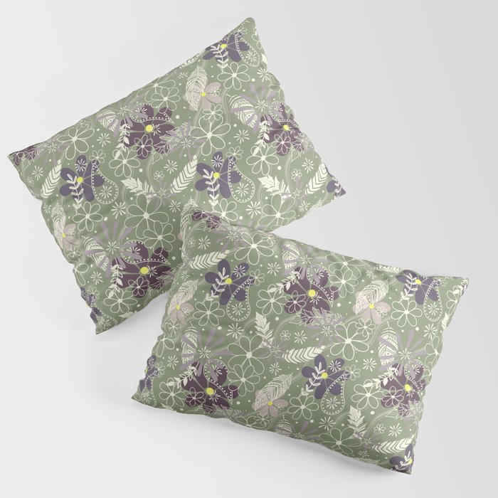 Plum outlet pillow shams