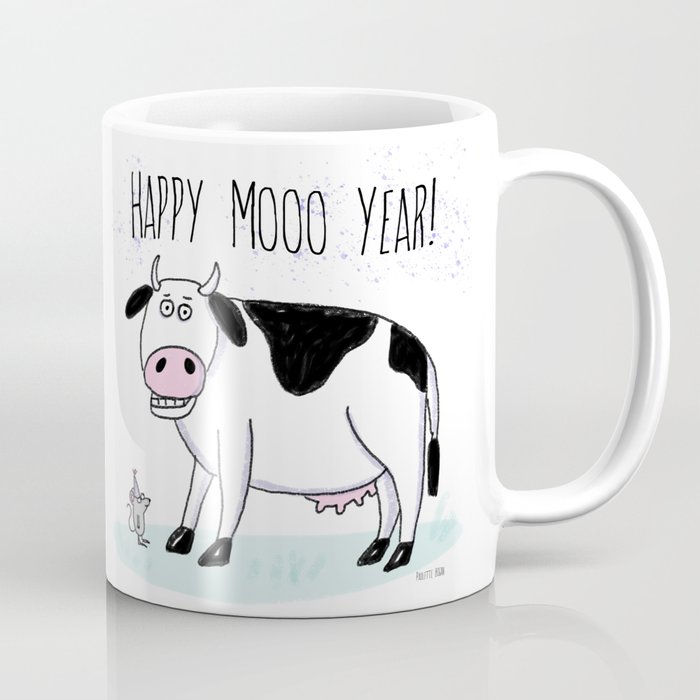 Happy Mooo Year! Bogan  Coffee Mug