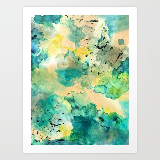 Diving Art Print