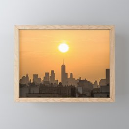 The Brooklyn Sunset Framed Mini Art Print