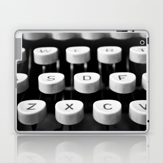 Vintage typewriter 3 Laptop & iPad Skin