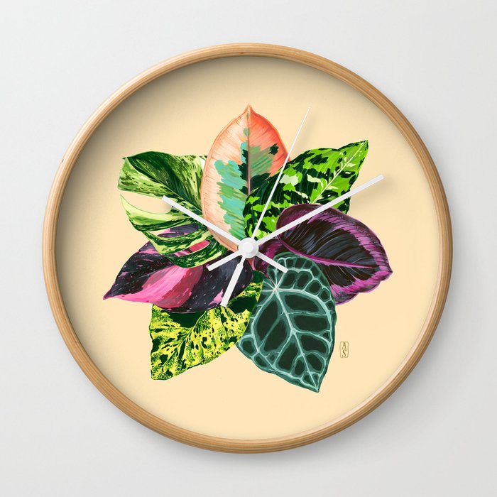 PEOPLE'S PLANTS Wall Clock