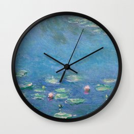 Monet Water Lilies    Wall Clock