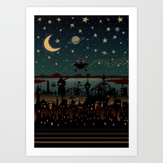 Visitor Art Print