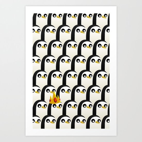 Adventure Time - Gunter Art Print