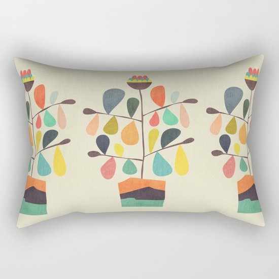 Potted Plant 4 Rectangular Pillow