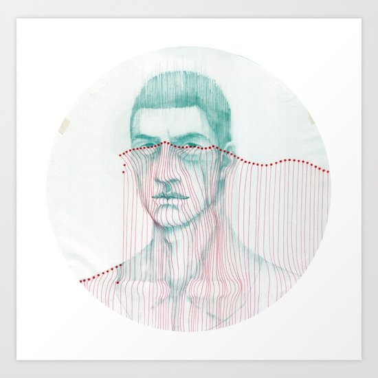 Misfit Circuit 2 Art Print
