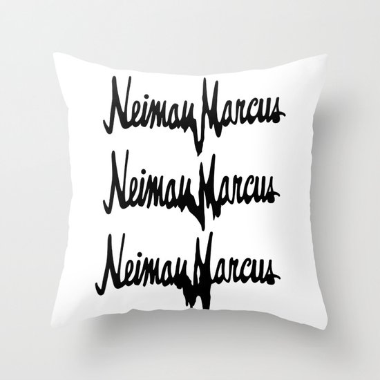 NM Drip (black only) Throw Pillow