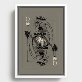Queen of Untold Hearts Framed Canvas