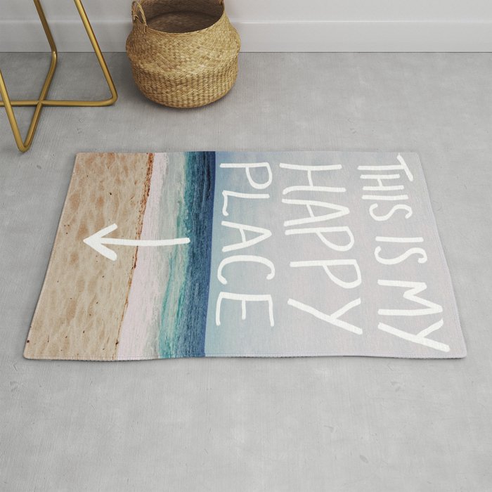 My Happy Place (Beach) Rug