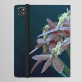 Moody Vibe With Blue Tint Orchid Flower iPad Folio Case