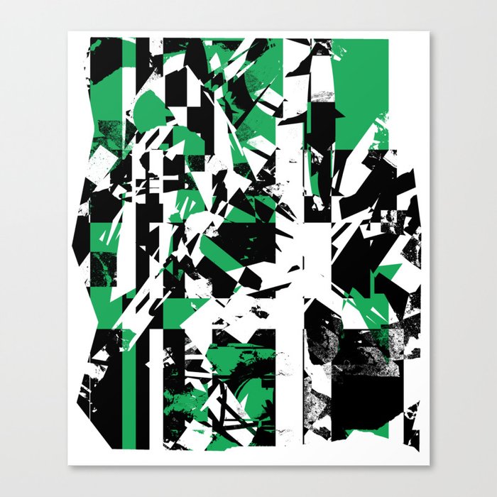 Shattered Box T1 - Green version Canvas Print