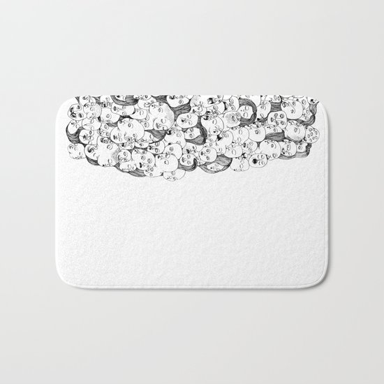 Faces Bath Mat