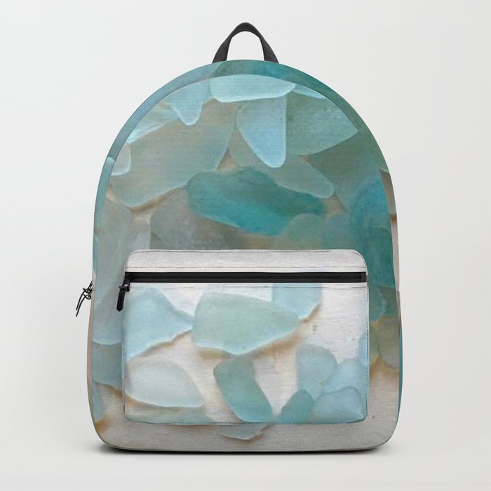 Ocean Hue Sea Glass Backpack