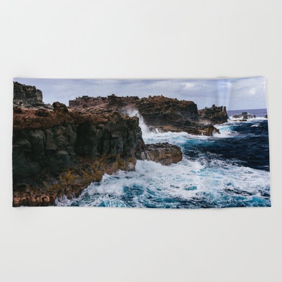 Ocean Power Beach Towel
