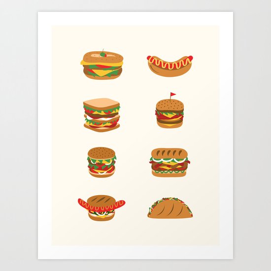 Stay hungry Art Print