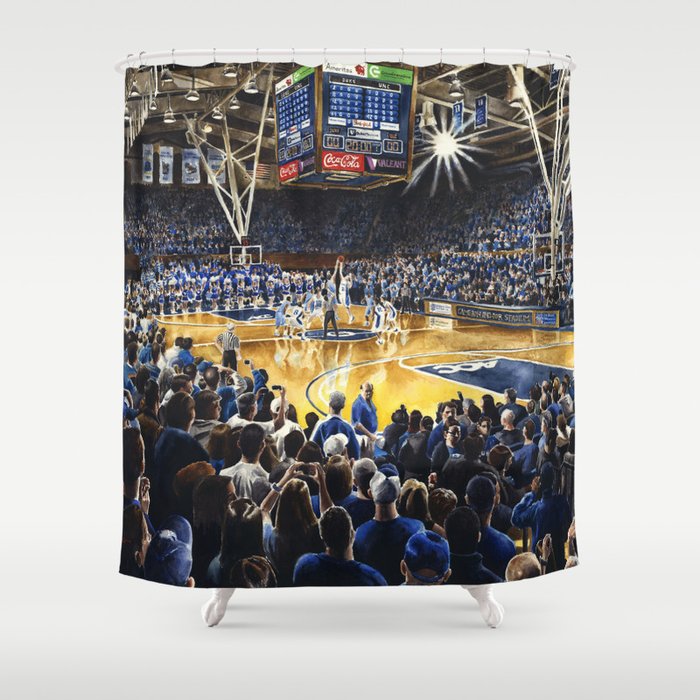 Tip-off, UNC at Duke Shower Curtain