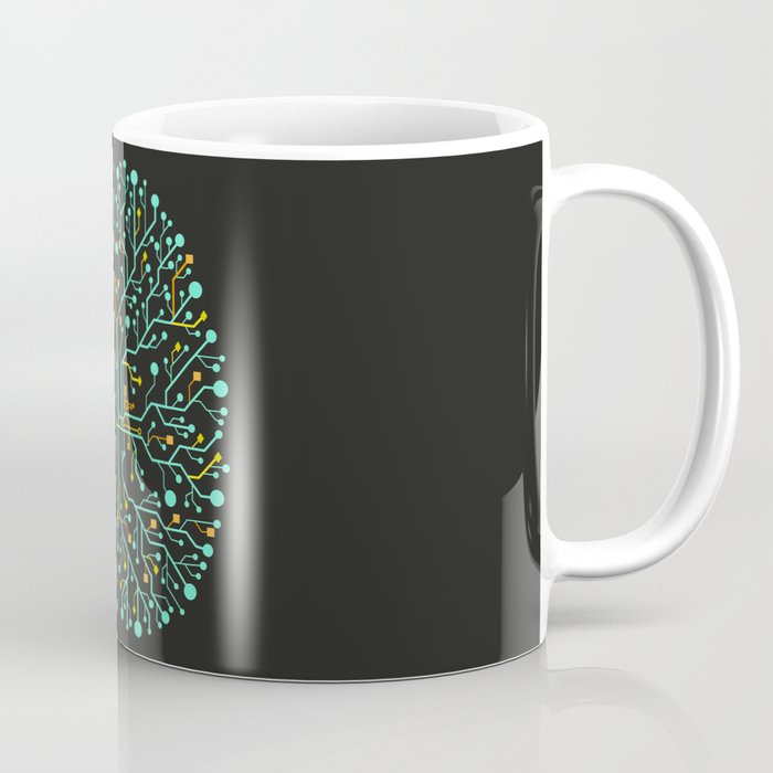 Brain Tech Coffee Mug By Noeldelmar Society6 Brain Tech Coffee Mug