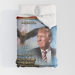 Donald J. Trump 45th President of The United States Comforter