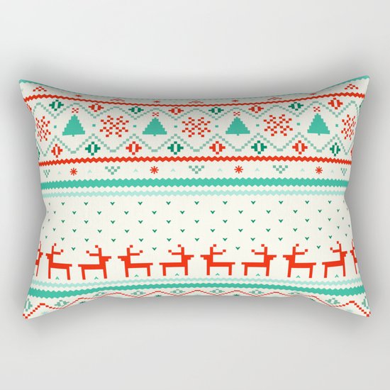 Festive Fair Isle Rectangular Pillow