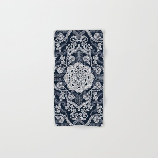 Centered Lace - Dark Hand & Bath Towel