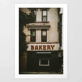 New York Bakery Art Print