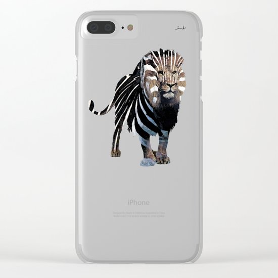 Lion spy II mission logo noir urban fashion culture Jacob's 1968 Paris Agency Clear iPhone Case