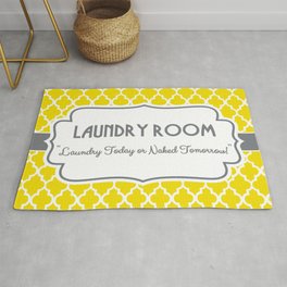 Laundry Humor Rugs Society6
