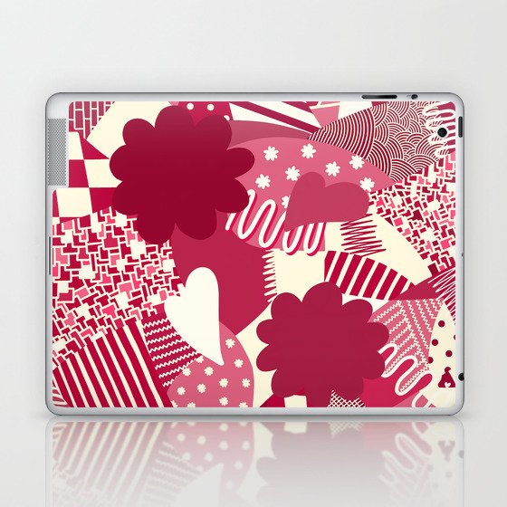 Geometric pattern collage 2 Laptop & iPad Skin