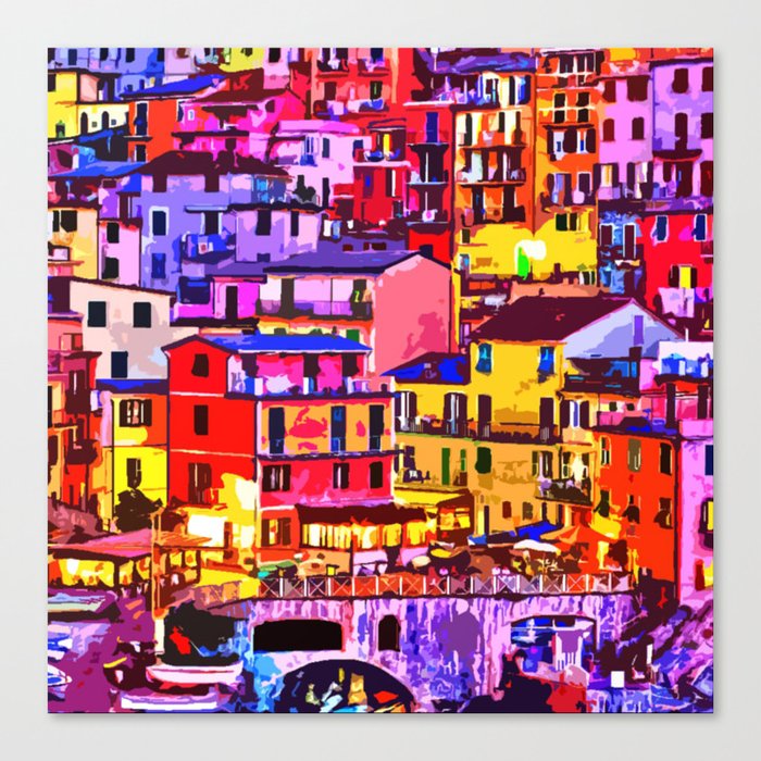 Colorful world Canvas Print