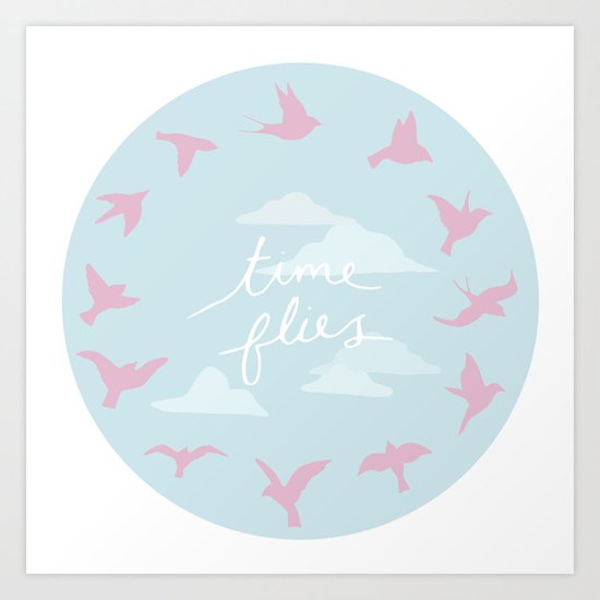 Time Flies Art Print