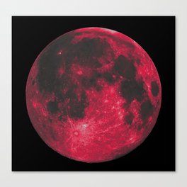 Blood Moon Canvas Print