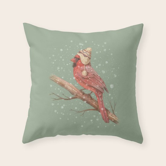 First Snow Throw Pillow