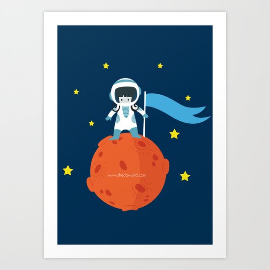 lost in space Art Print