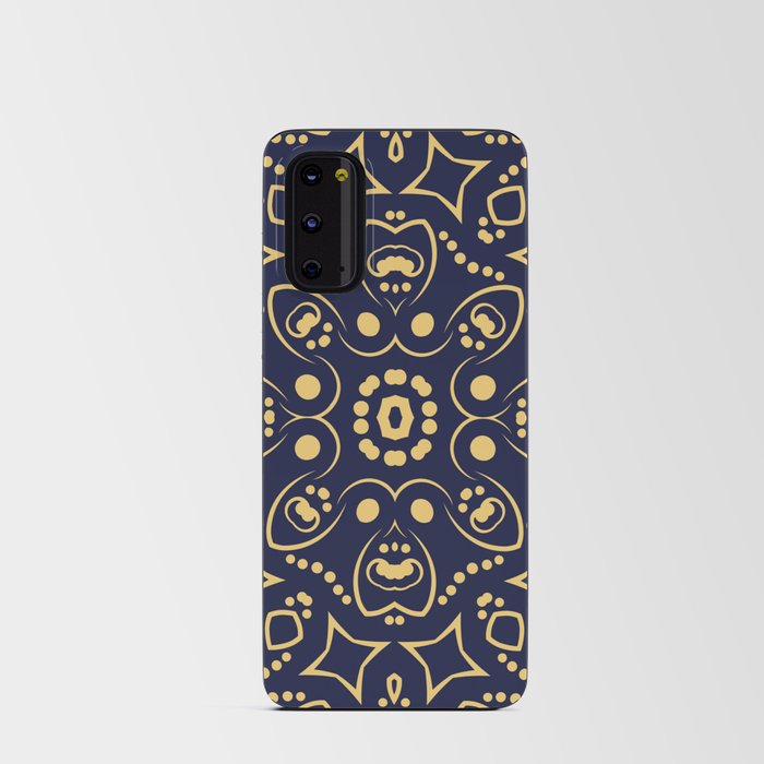 Pattern purple gold Android Card Case