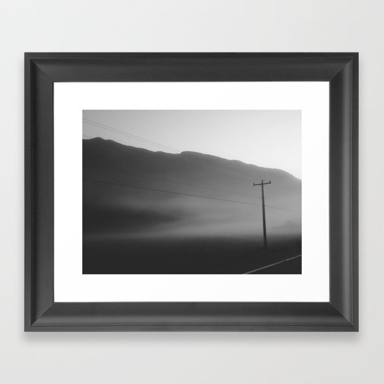 Morning Fog Framed Art Print