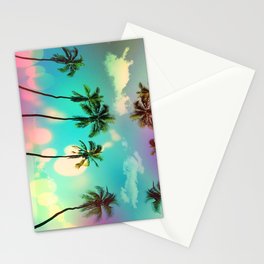 Palm trees Stationery Card