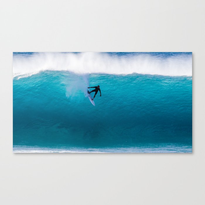 Kelly Slater at Pipeline Canvas Print
