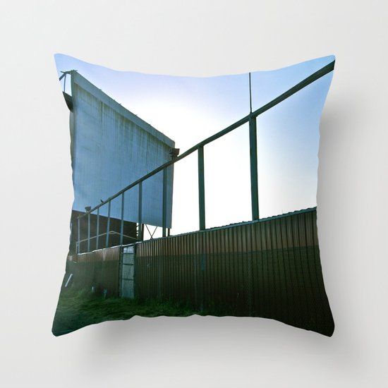 We once had a drive-in Throw Pillow