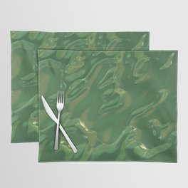 Luxury green fluid background Placemat