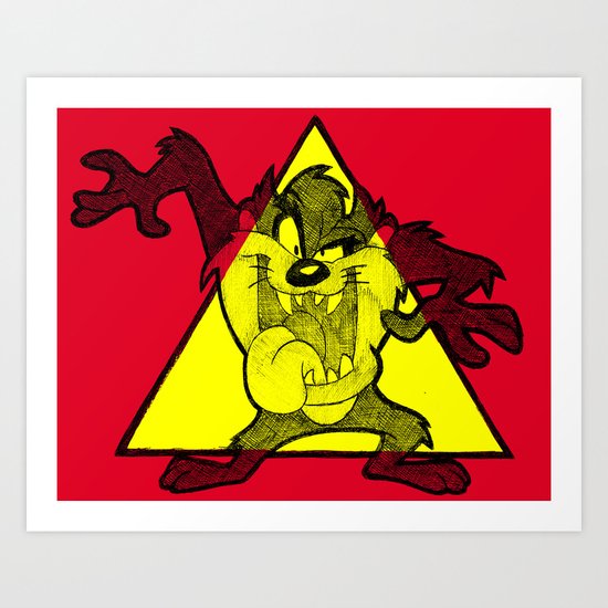Big Hazard! Art Print