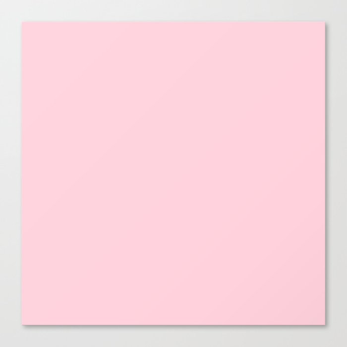 Light Soft Pink Color Canvas Print by PodArtist | Society6