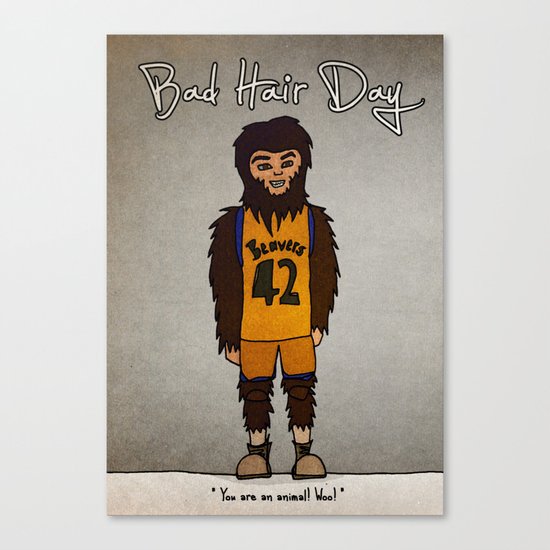 bad hair day no:2 / Teen Wolf Canvas Print