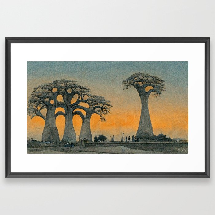Baobabs I Framed Art Print