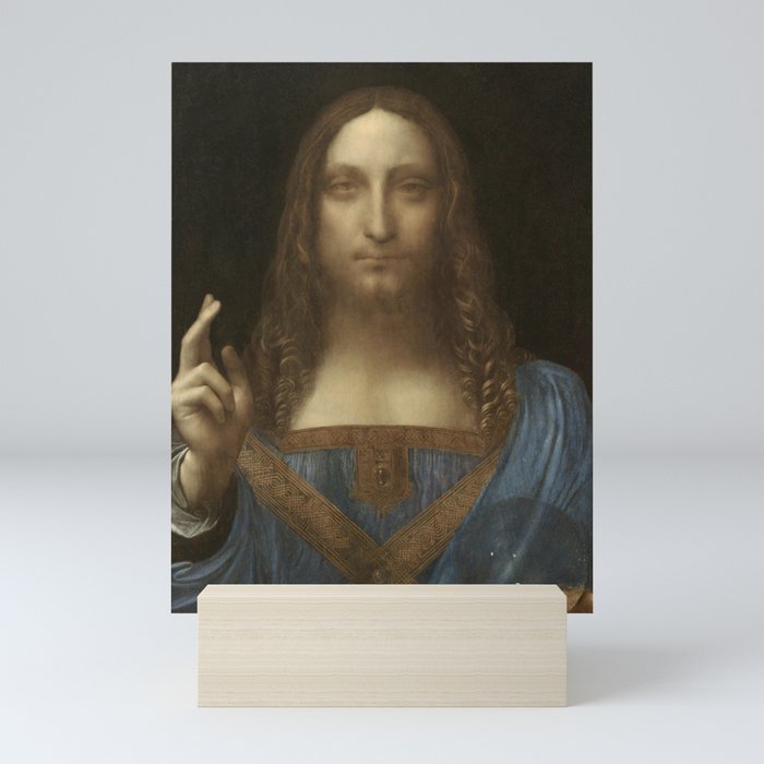 Leonardo da Vinci - Salvator Mundi Mini Art Print
