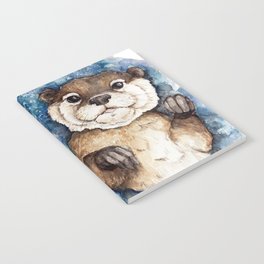 Watercolor Otter Notebook