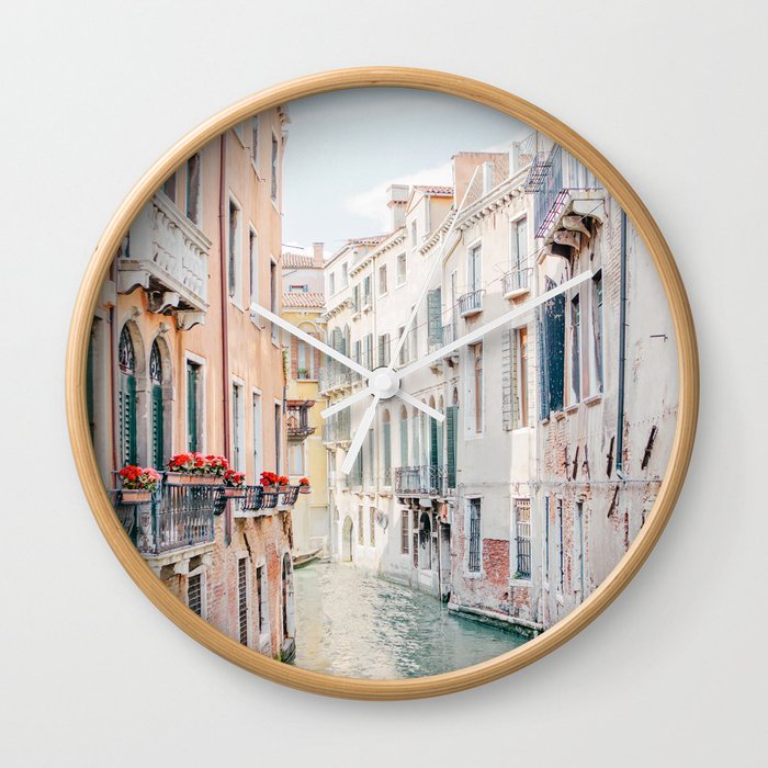 Venice Morning - Italy Travel Photography Wall Clock