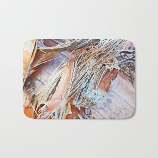 Abstract Driftwood Bath Mat